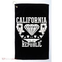 California Republic Diamond State Bear Golf Towel thumb 0