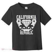 California Republic Diamond State Bear Toddler T-Shirt thumb 0