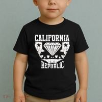 California Republic Diamond State Bear Toddler T-Shirt thumb 2