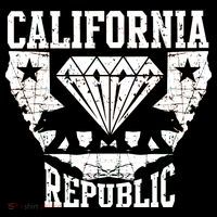 California Republic Diamond State Bear Women's T-Shirt thumb 6