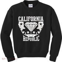 California Republic Diamond State Bear Kids Sweatshirt thumb 0
