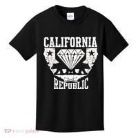 California Republic Diamond State Bear Kids T-Shirt thumb 0