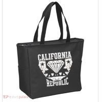 California Republic Diamond State Bear Tote Bag thumb 2