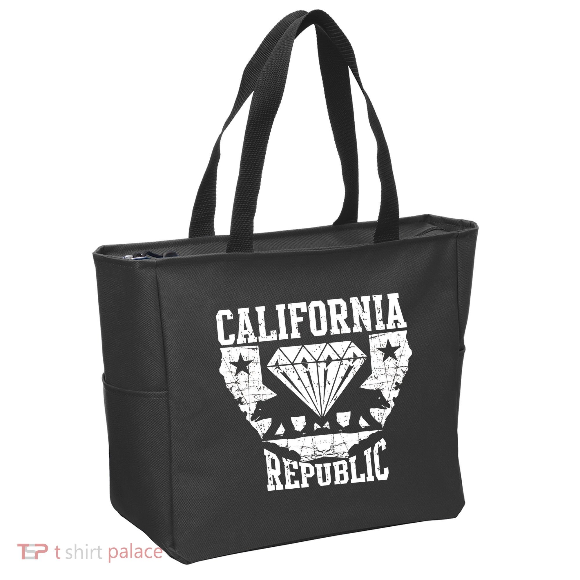 California Republic Diamond State Bear Tote Bag