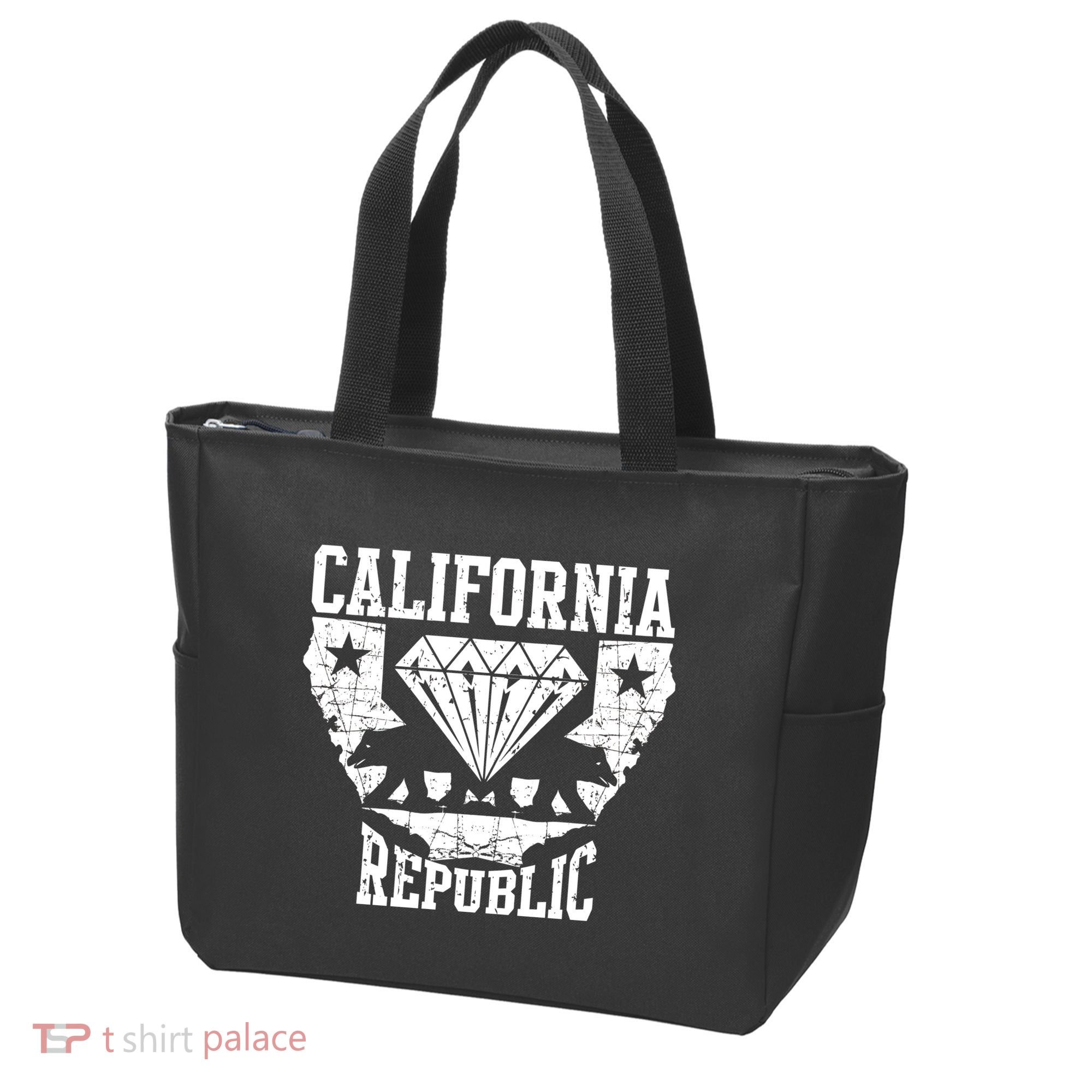 California Republic Diamond State Bear Tote Bag