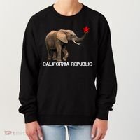 California Republic Elephant  Women's Sweatshirt thumb 0