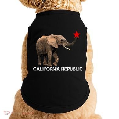 California Republic Elephant  Doggie Tank