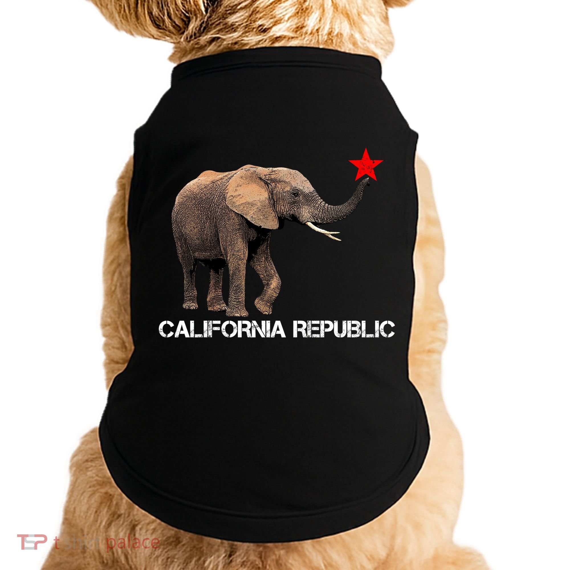 California Republic Elephant  Doggie Tank