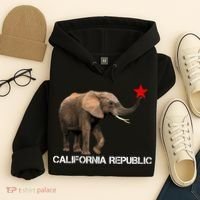 California Republic Elephant  Hoodie thumb 4
