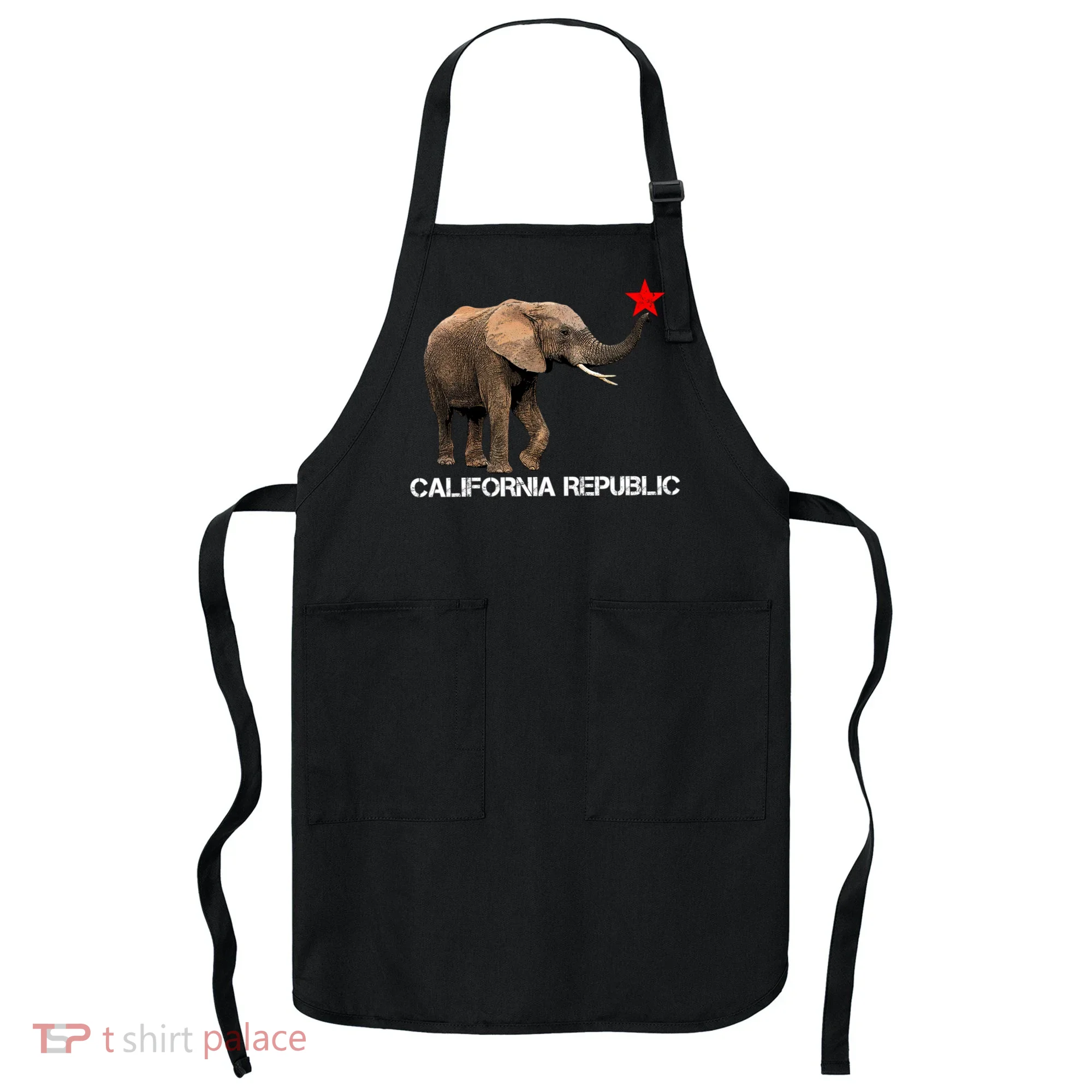 California Republic Elephant  Apron