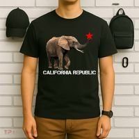 California Republic Elephant  T-Shirt thumb 6