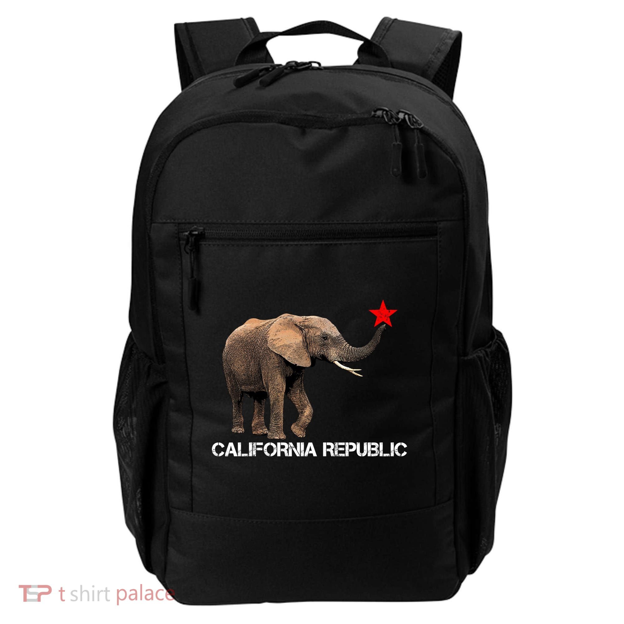 California Republic Elephant  Backpack