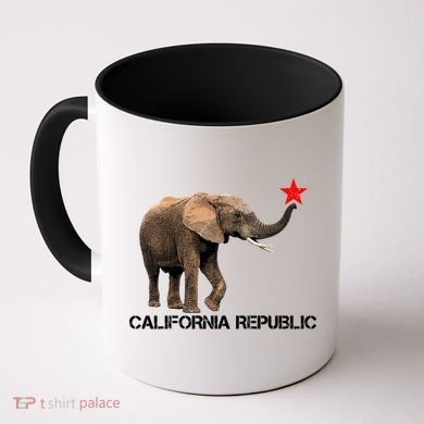 California Republic Elephant  Coffee Mug