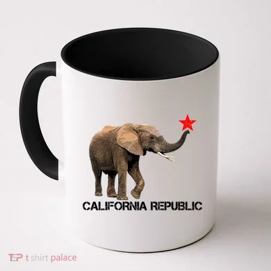 California Republic Elephant  Coffee Mug