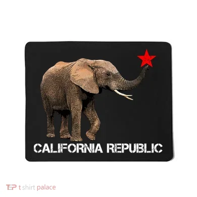 California Republic Elephant  Mousepad