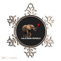 California Republic Elephant  Ornament thumb 0