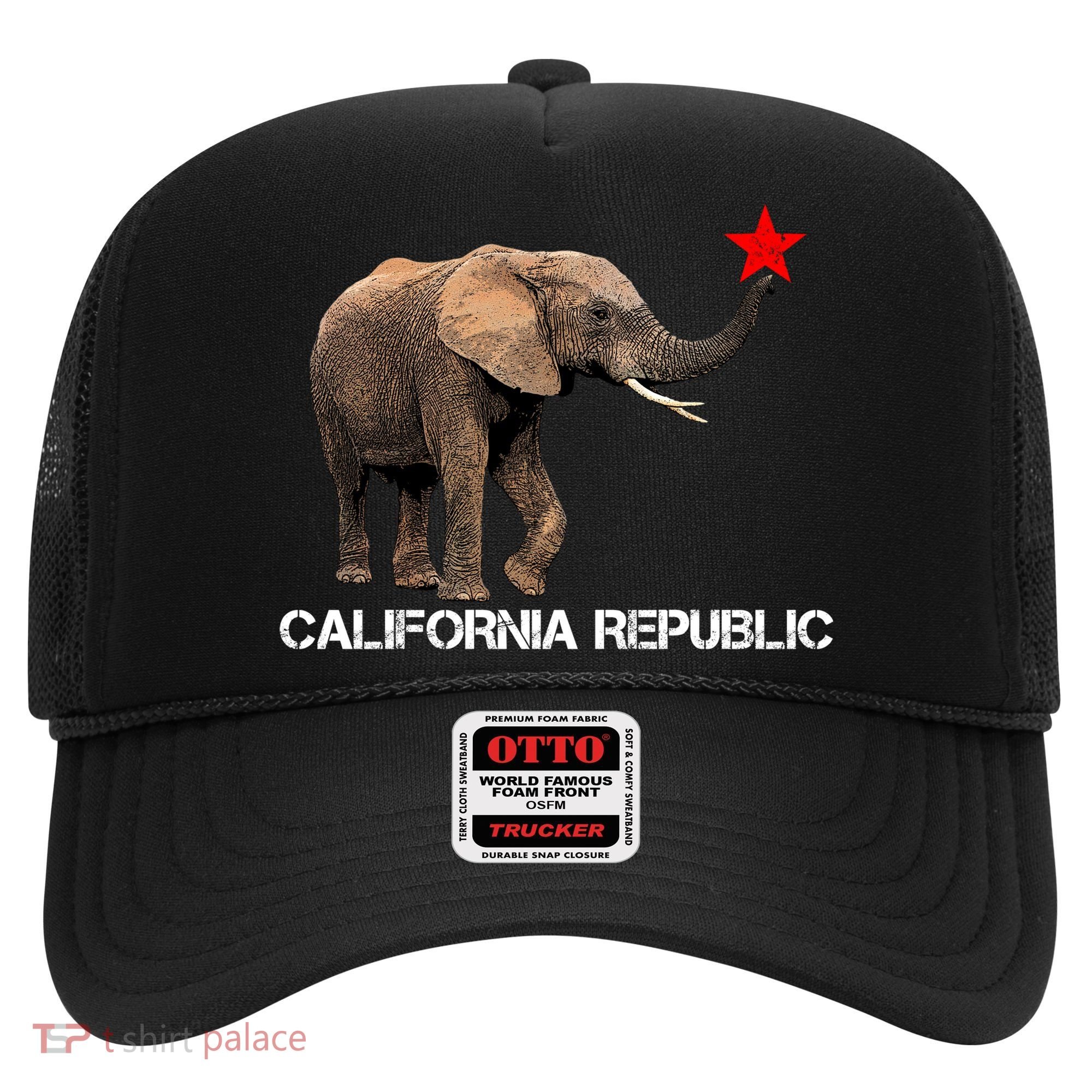 California Republic Elephant  Hat