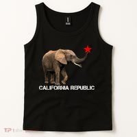California Republic Elephant  Tank Top thumb 2