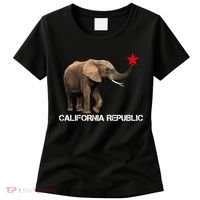 California Republic Elephant  Women's T-Shirt thumb 0