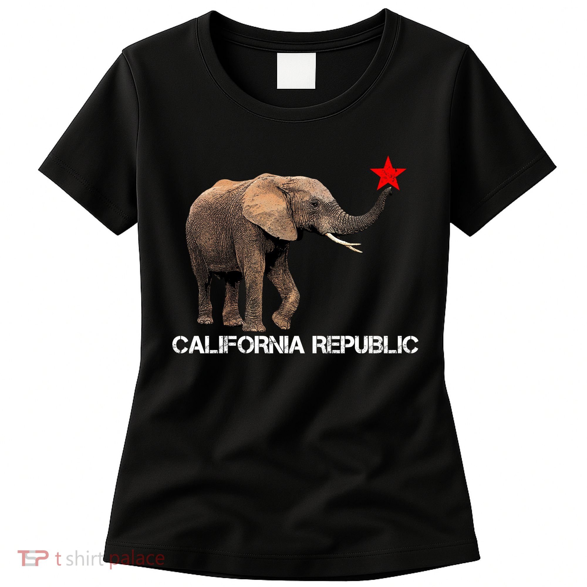 California Republic Elephant  Women's T-Shirt