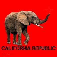 California Republic Elephant  Santa Hat thumb 1