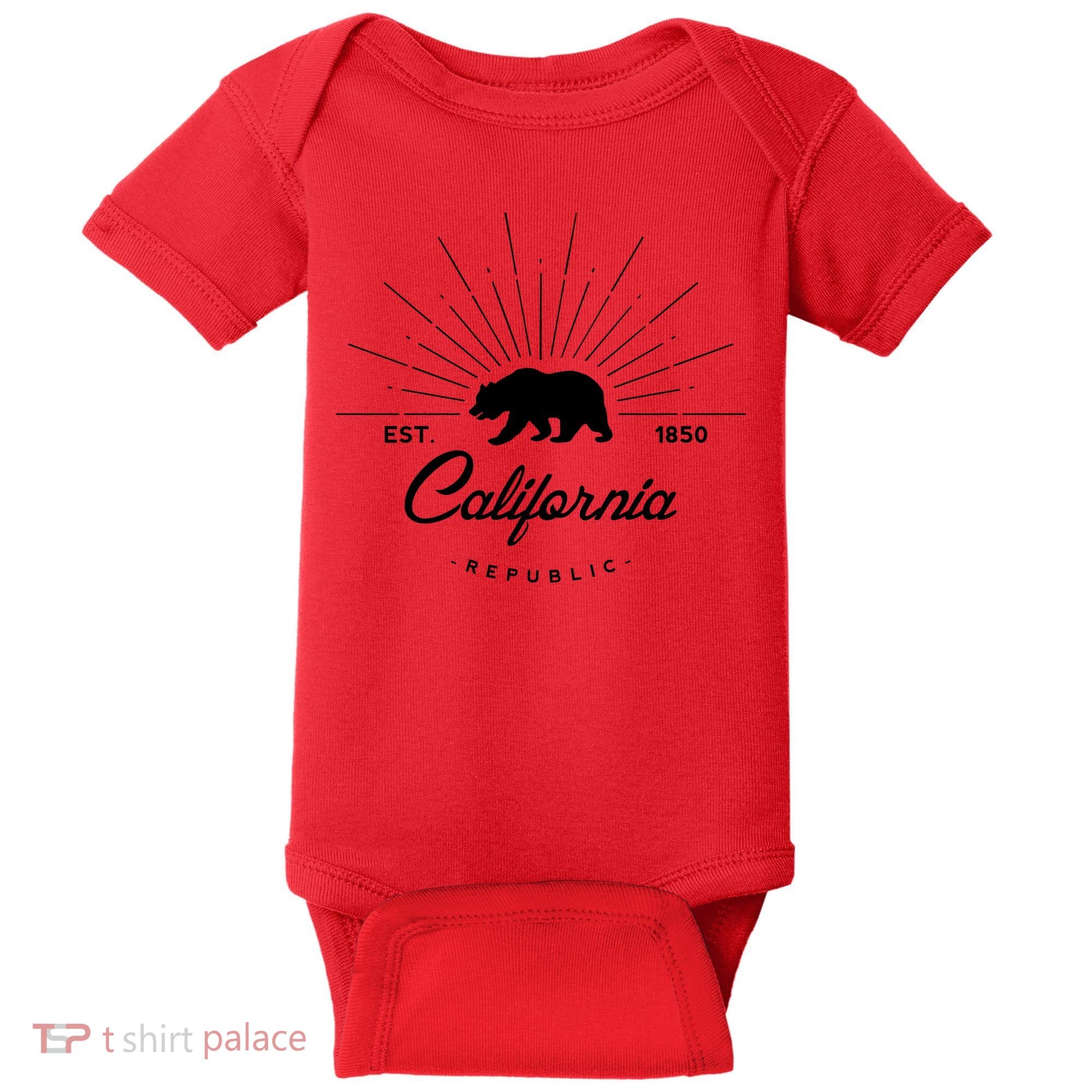 California Republic EST  Baby Bodysuit