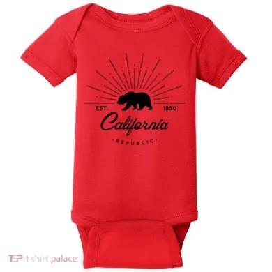 California Republic EST  Baby Bodysuit