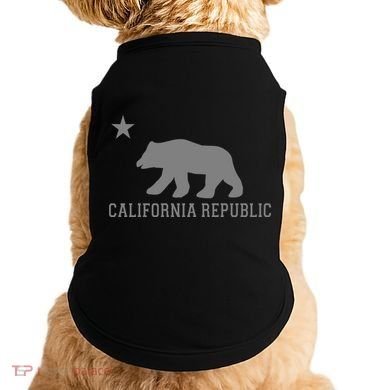California Republic Grey Style Doggie Tank