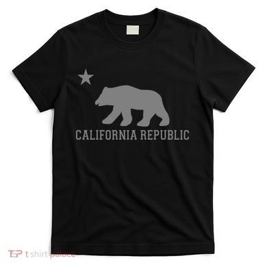 California Republic Grey Style T-Shirt