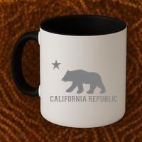 California Republic Grey Style Coffee Mug thumb 2