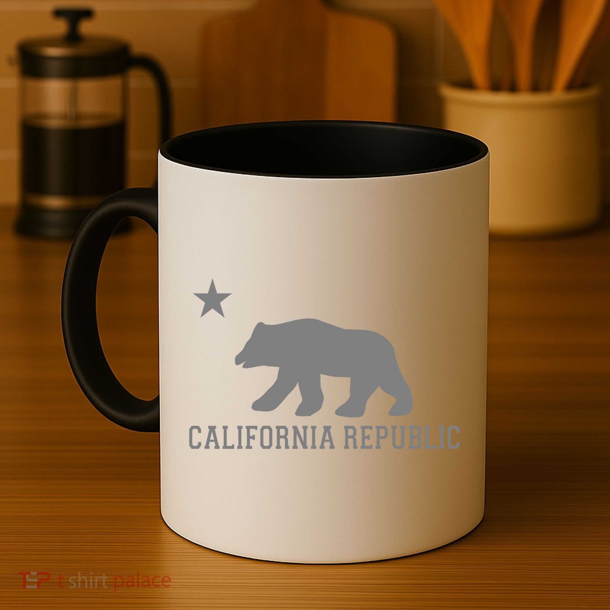 California Republic Grey Style Coffee Mug