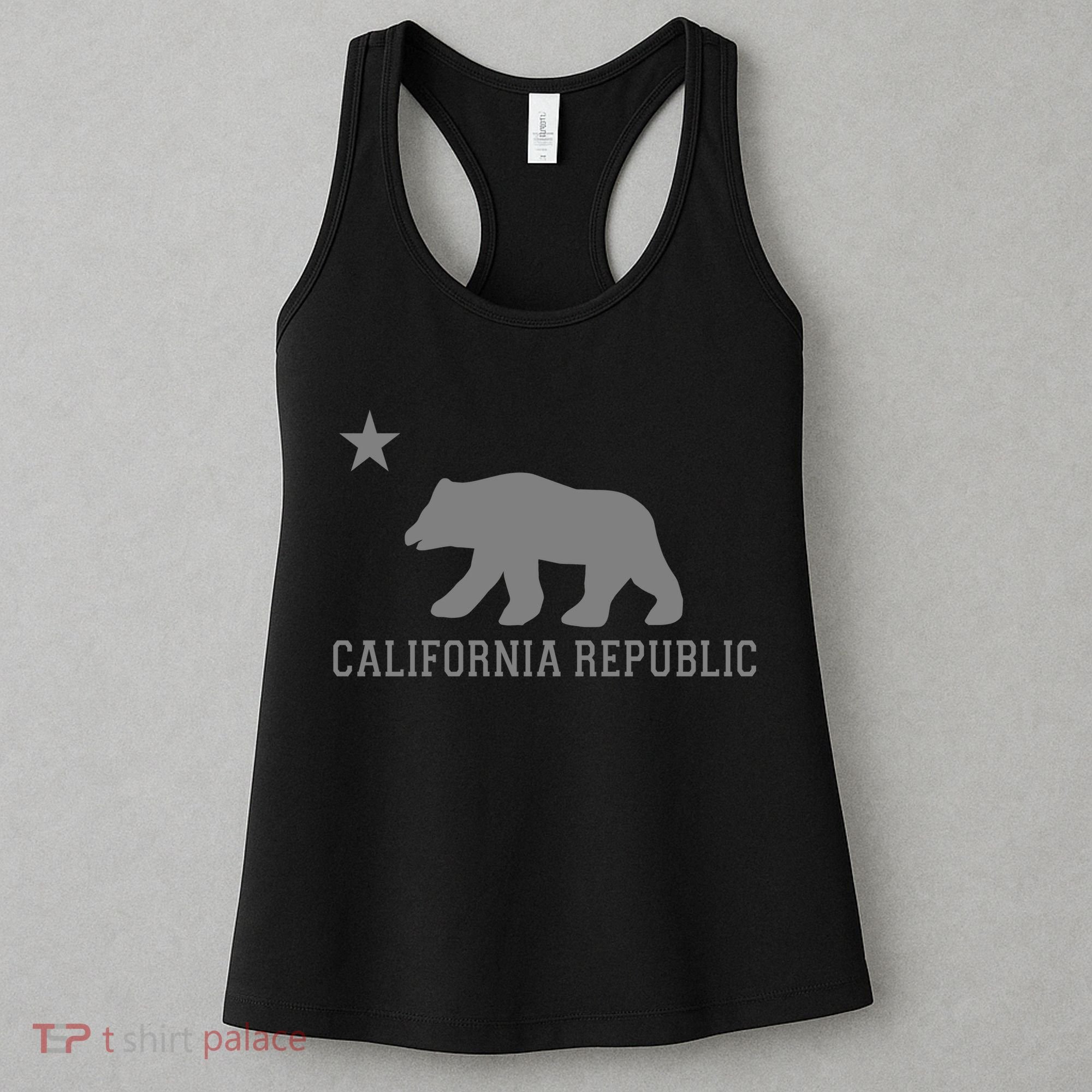 California Republic Grey Style Women's Tank Top