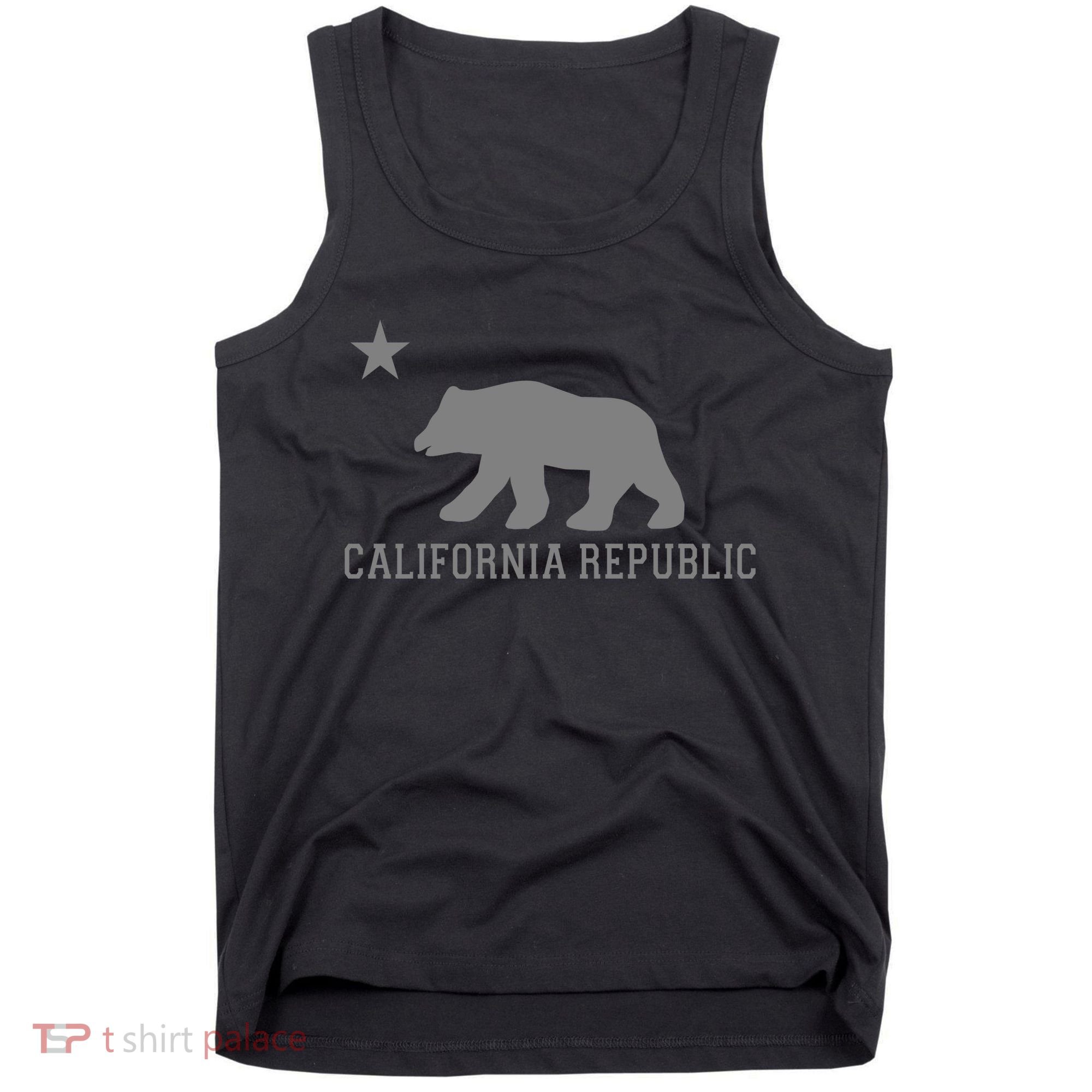 California Republic Grey Style Tank Top