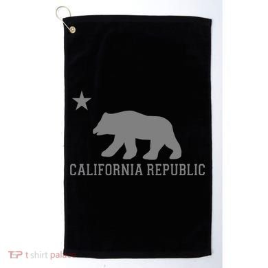 California Republic Grey Style Golf Towel
