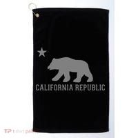 California Republic Grey Style Golf Towel thumb 0