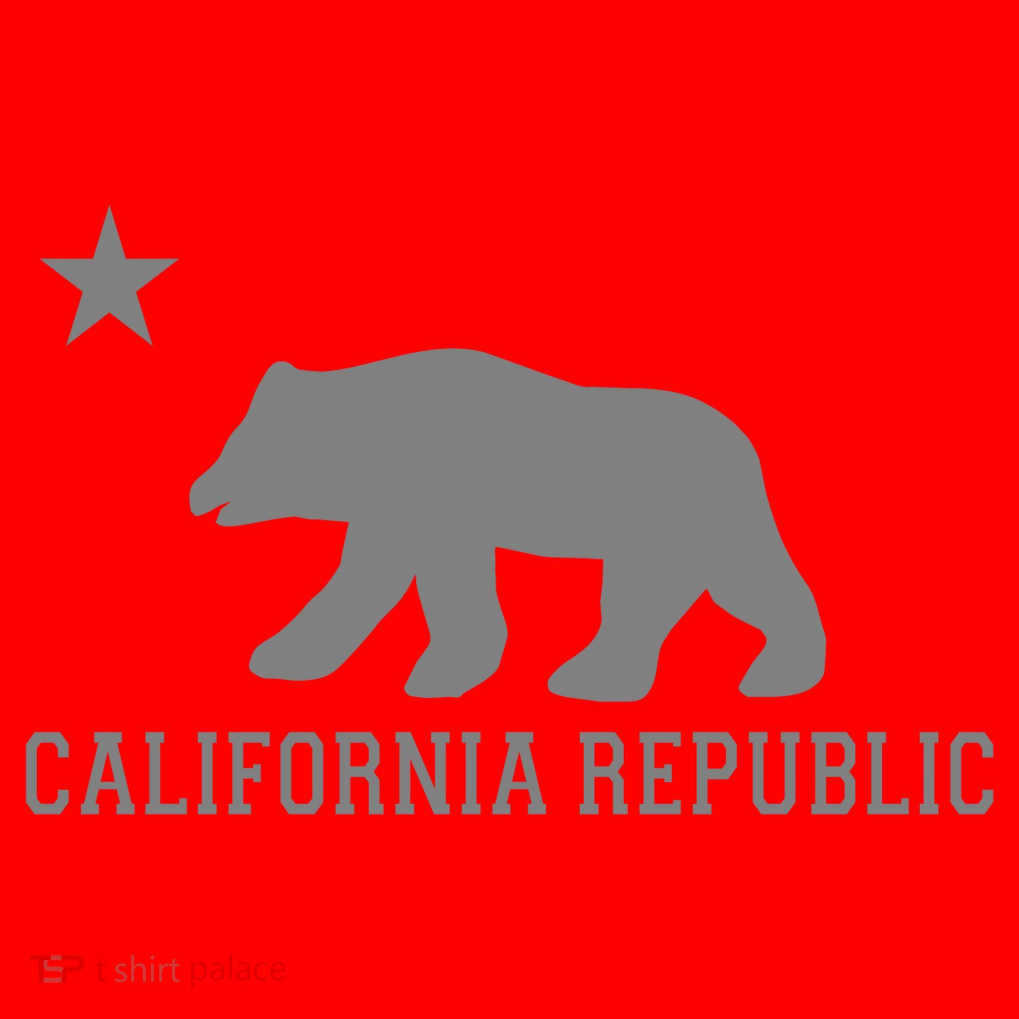 California Republic Grey Style Santa Hat