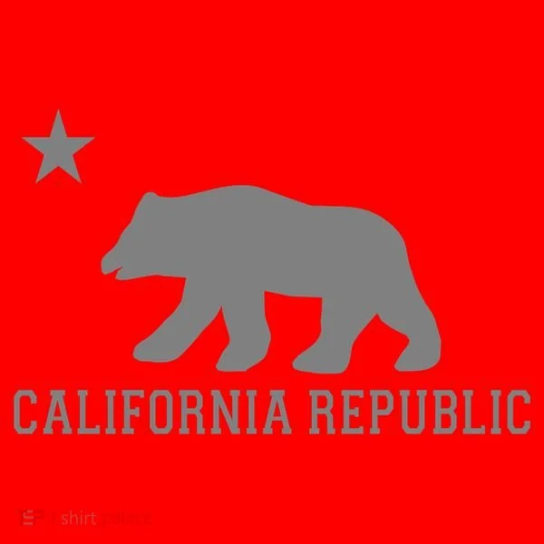 California Republic Grey Style Santa Hat