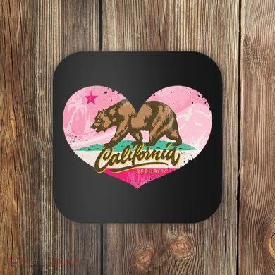 California Republic Heart Coaster