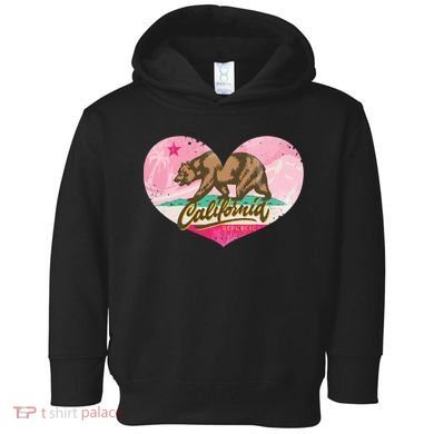 California Republic Heart Toddler Hoodie