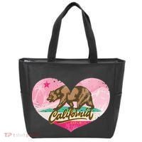California Republic Heart Tote Bag thumb 0