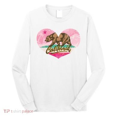 California Republic Heart Long Sleeve Shirt