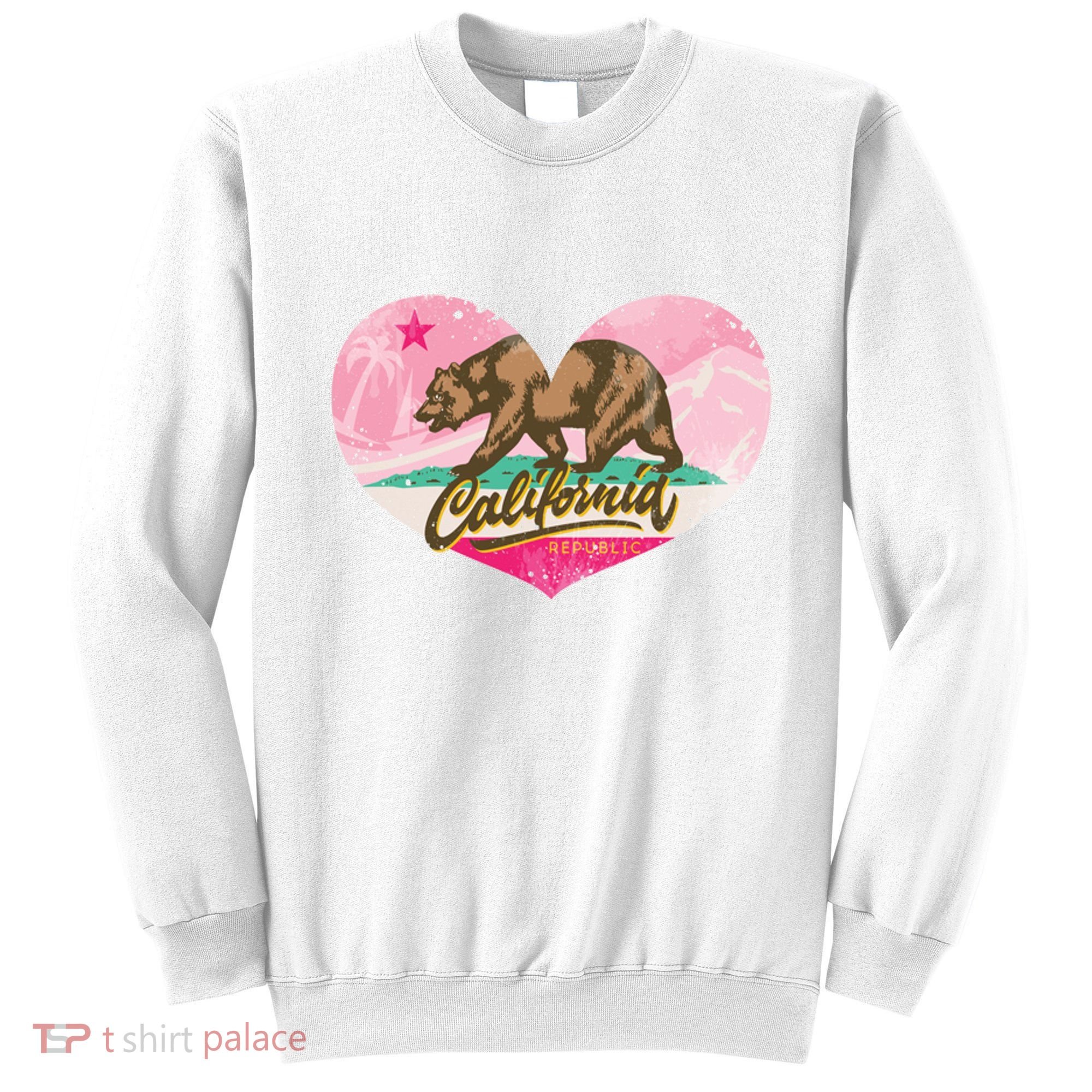California Republic Heart Sweatshirt