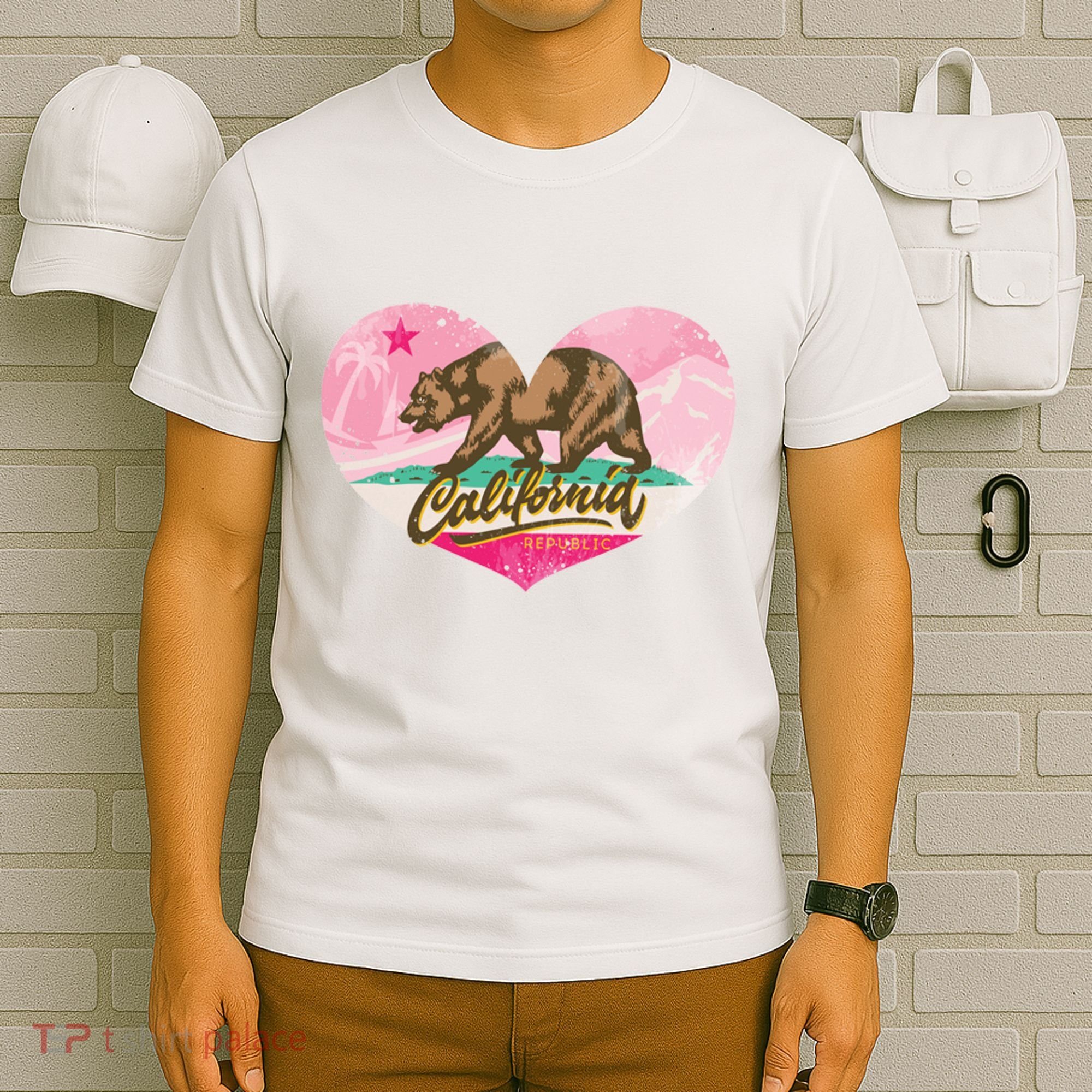 California Republic Heart T-Shirt