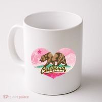 California Republic Heart Coffee Mug thumb 0