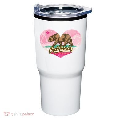 California Republic Heart Tumbler
