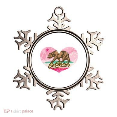 California Republic Heart Ornament