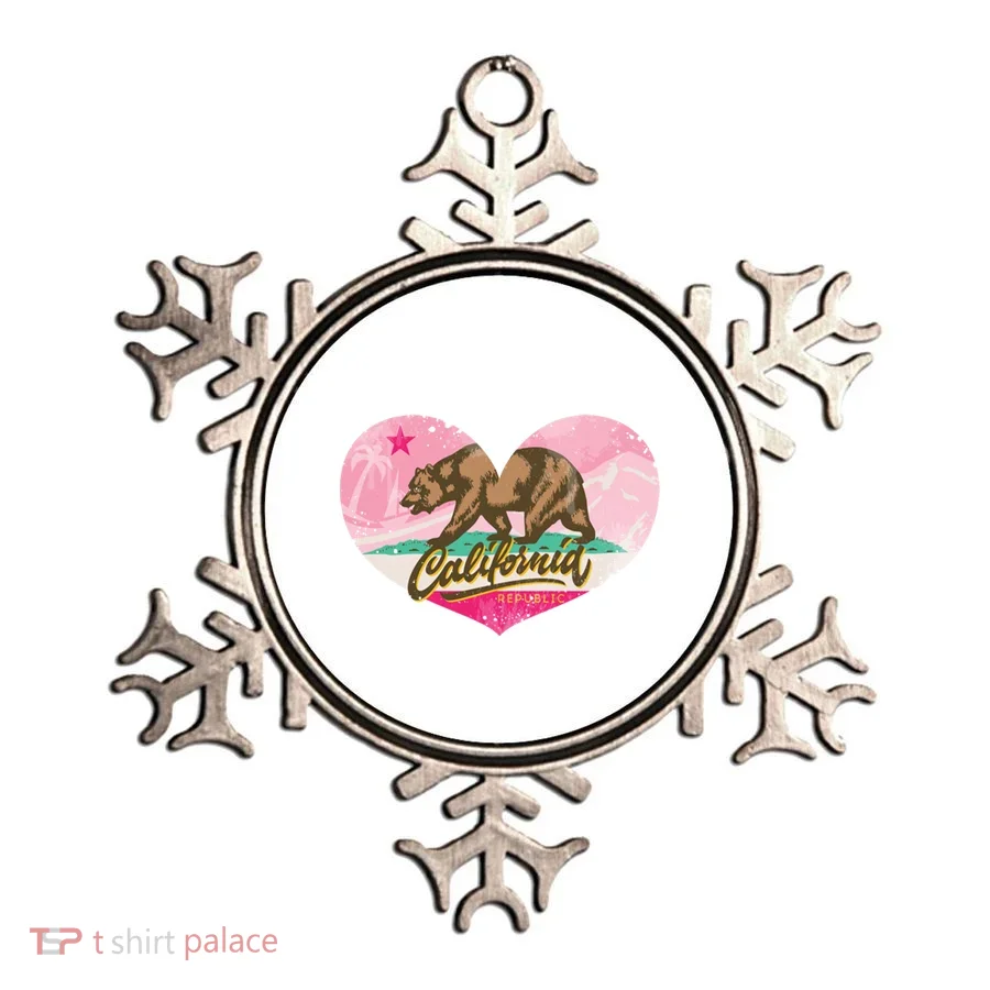 California Republic Heart Ornament