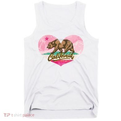 California Republic Heart Tank Top