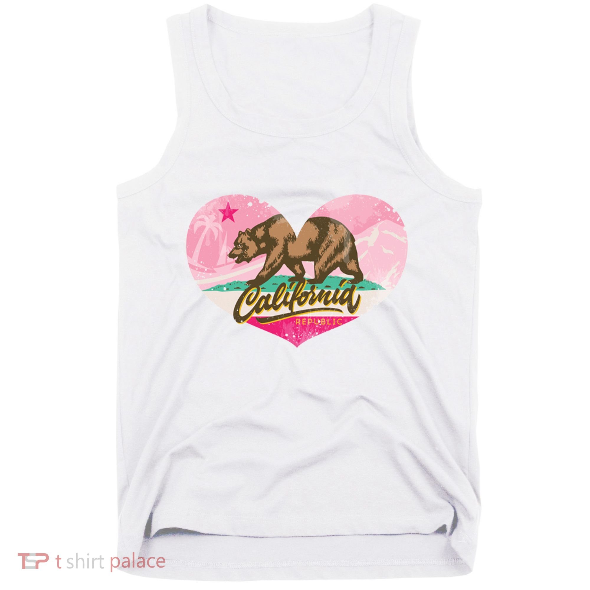 California Republic Heart Tank Top