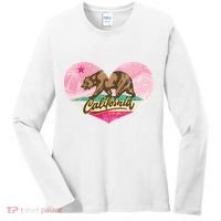 California Republic Heart Women's Long Sleeve Shirt thumb 0